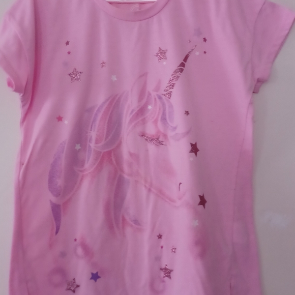GIRLS TOP AND BOTTOM PAJAMAS SIZE 10/12 - Picture 2 of 11